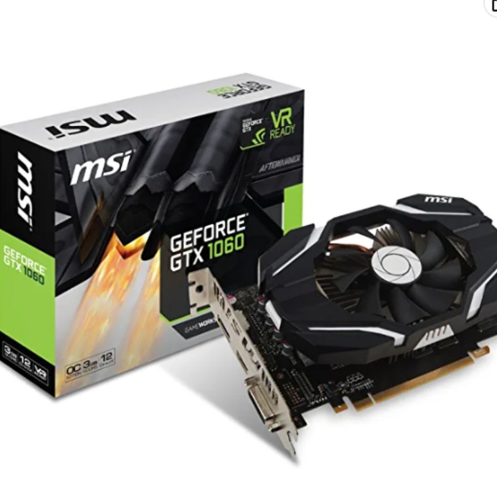 GeForce GTX 1060 3G OCV1 Single Fan Graphics Card